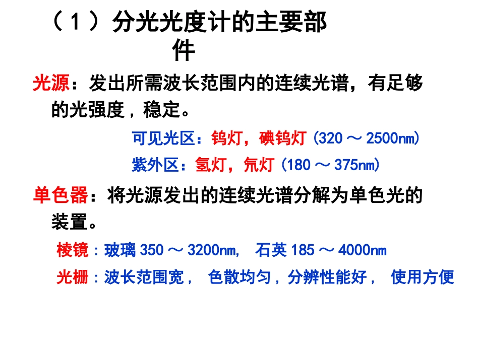 分光光度计的使用[共20页]_第3页