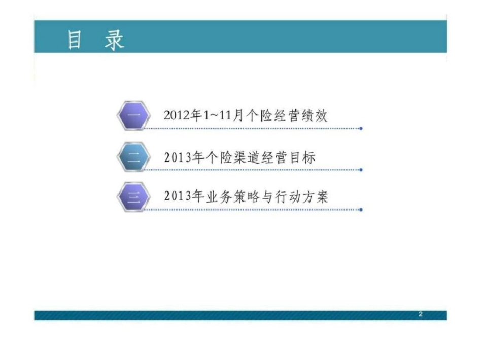 个险经营绩效2013年业务策略与行动方案文档资料_第2页