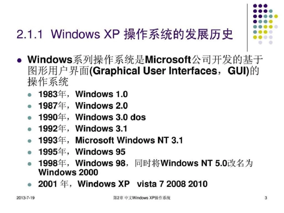 WindowsXP操作系统基础讲解文档资料_第3页