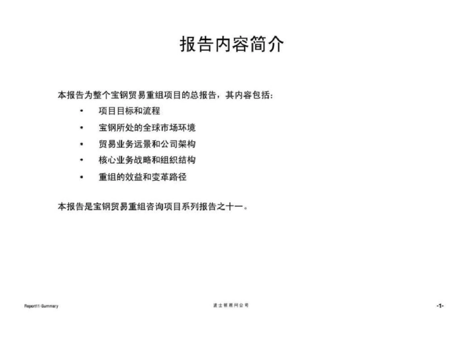 波士顿：宝钢集团贸易重组项目报告十一：项目咨询总报告文档资料_第2页