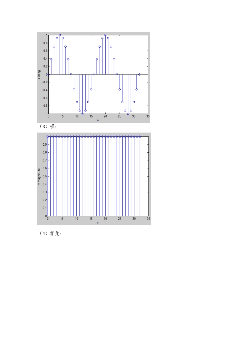 实验4  离散时间信号和系统分析_第3页