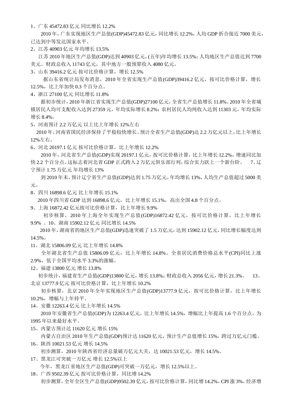 全国各省GDP排名_第2页