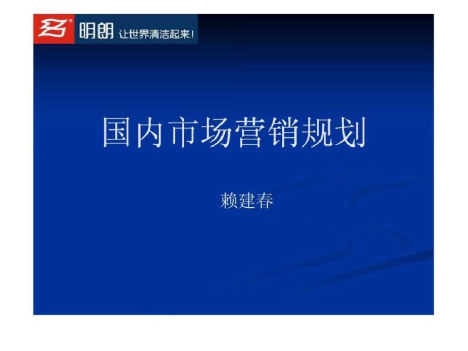 国内市场营销策略文档资料_第1页