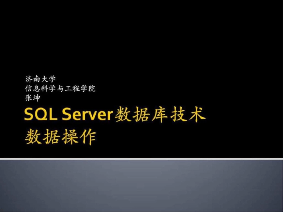 SQLServer数据库技术04数据操作Z文档资料_第1页