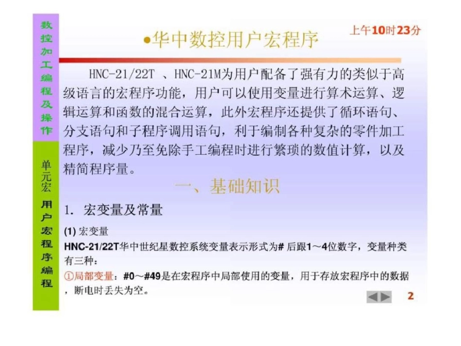 华中宏程序编程.ppt文档资料_第2页