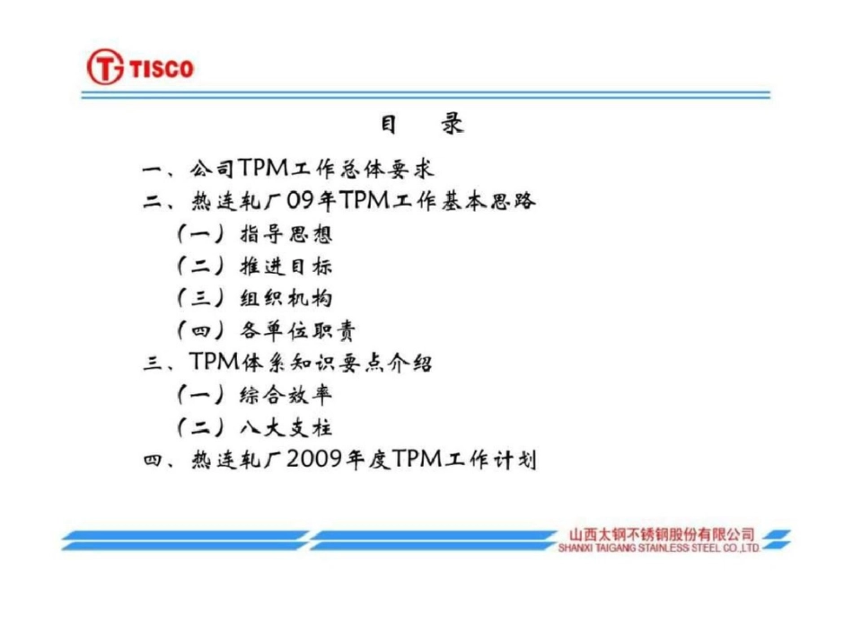 TPM管理工作计划文档资料_第2页