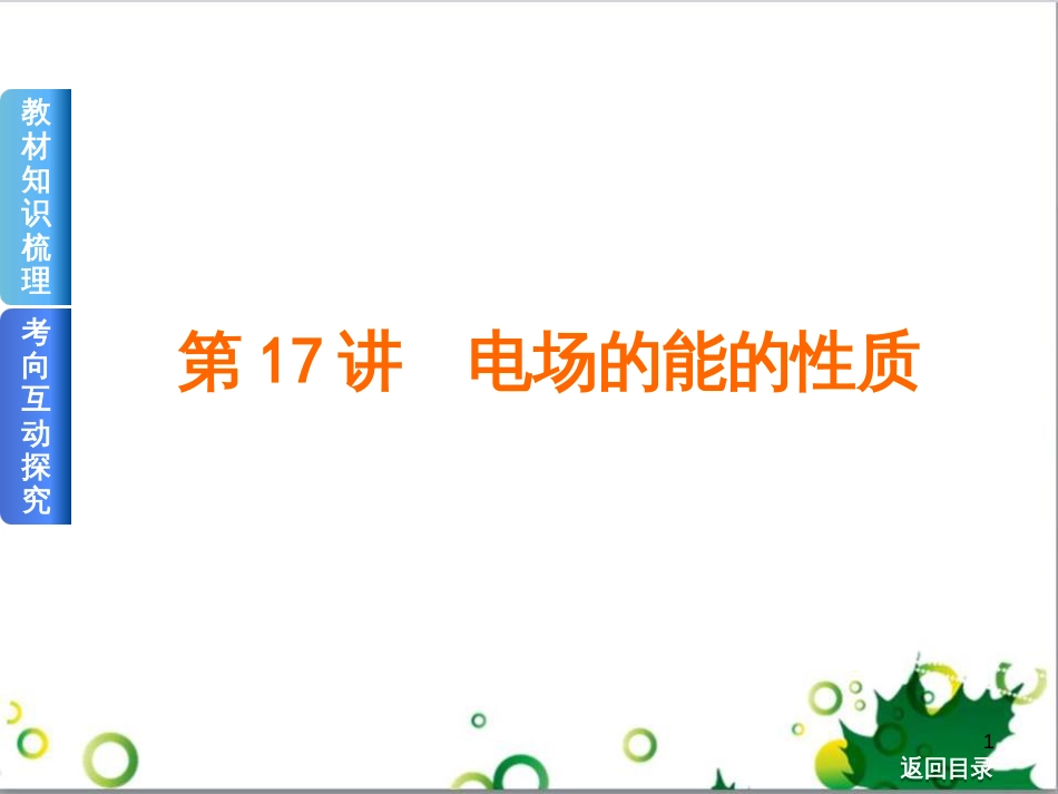 高考物理一轮复习 专题汇编 9 涉及电磁感应的力电综合问题课件 新人教版 (18)_第1页