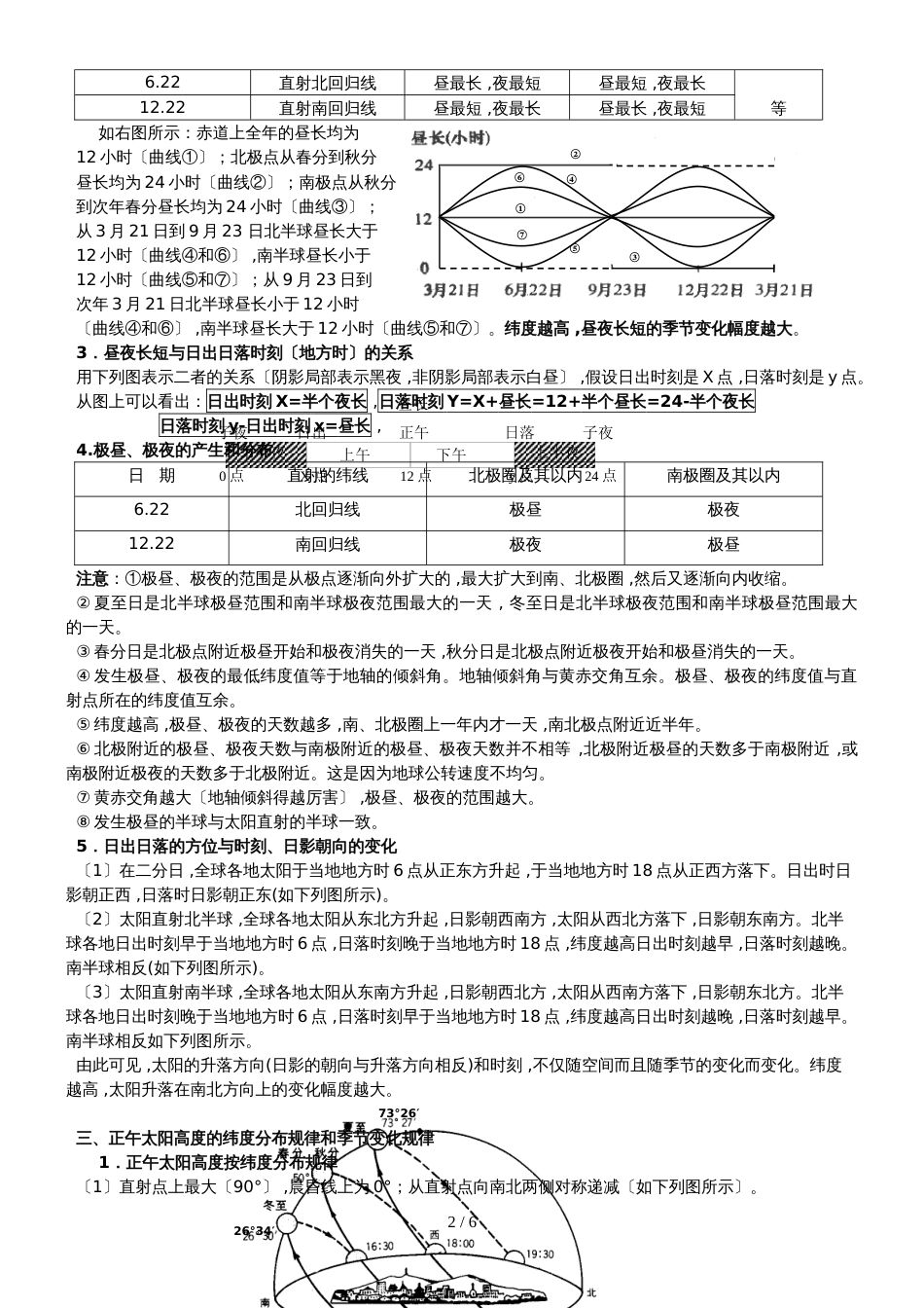 高三地理一轮复习讲稿（第7讲）地球公转的地理意义_第2页