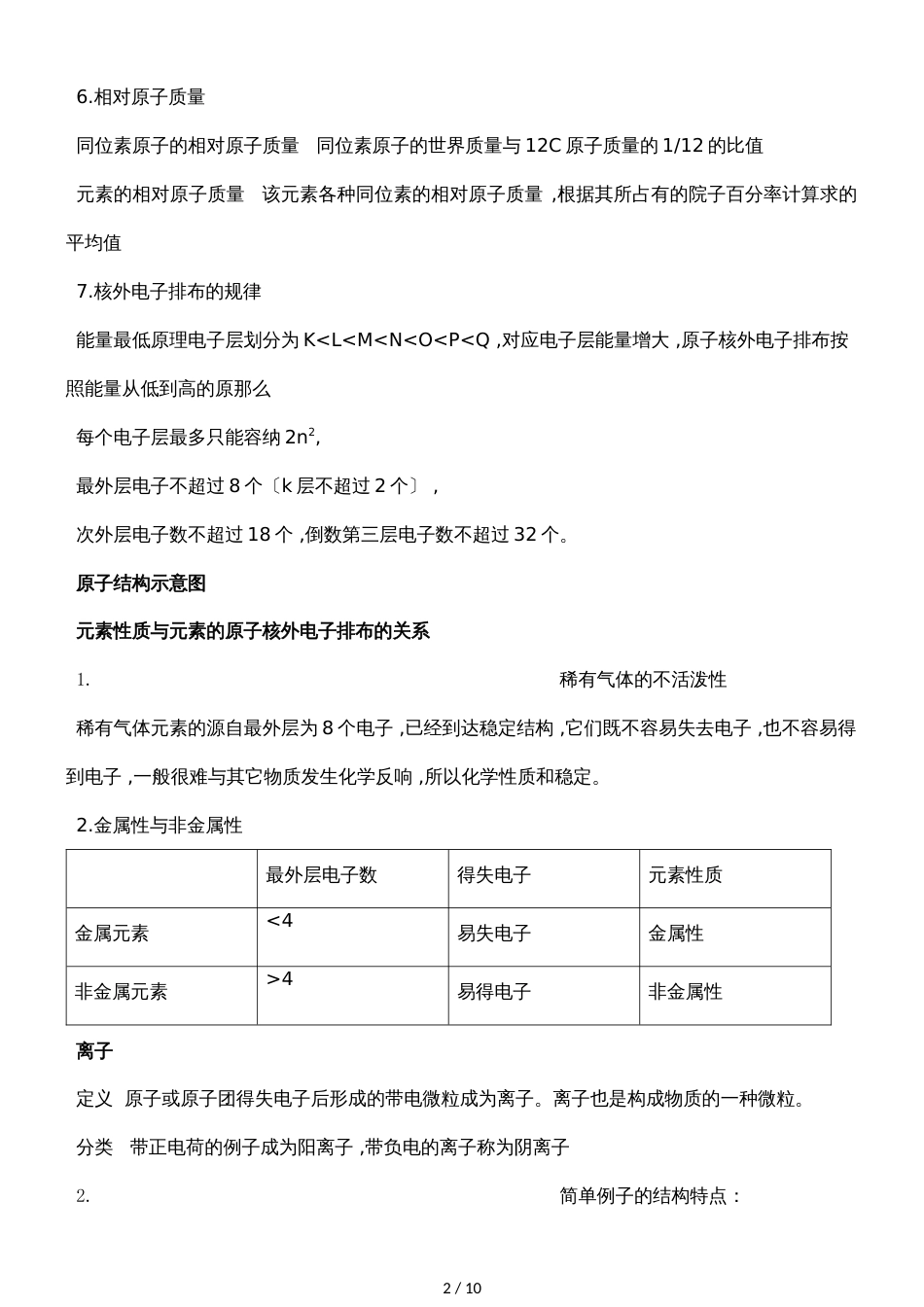 高一化学上学期第一章《打开原子的世界》教案课件测试_第2页