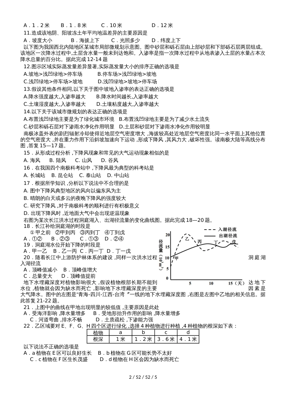 湖北省荆门市第一中学2019届高三地理8月月考试题_第2页