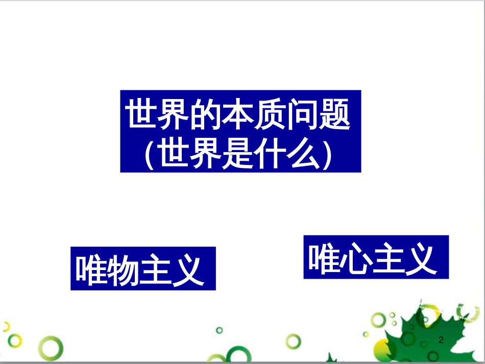 高中政治《综合探究 坚持唯物辩证法 反对形而上学》课件7 新人教版必修4_第2页