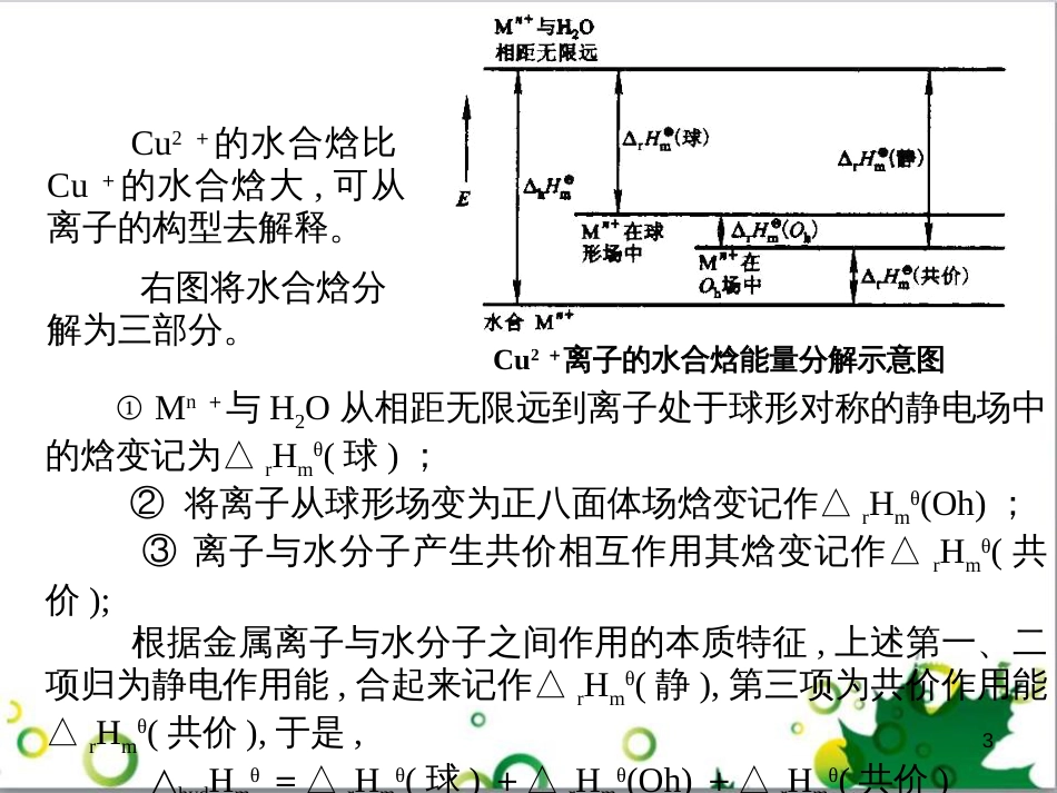 高中化学热力学复习 14 对Cu的价态稳定性的热力学讨论课件_第3页