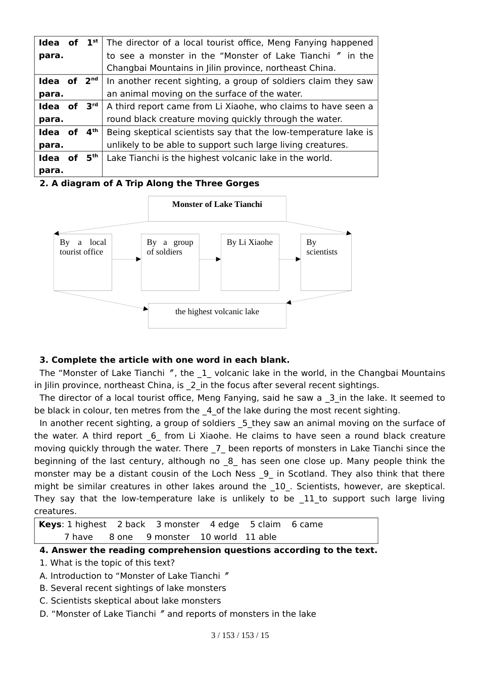 高一英语外研必修4 Module 6 教案1_第3页