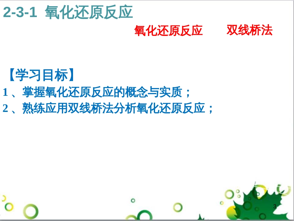 高中化学 3.2.3 铁的重要化合物 氧化性还原性判断课件 新人教版必修1 (13)_第3页