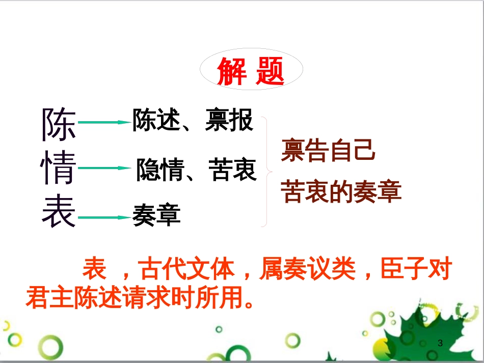 高中语文《陈情表》课件2 新人教版必修5_第2页