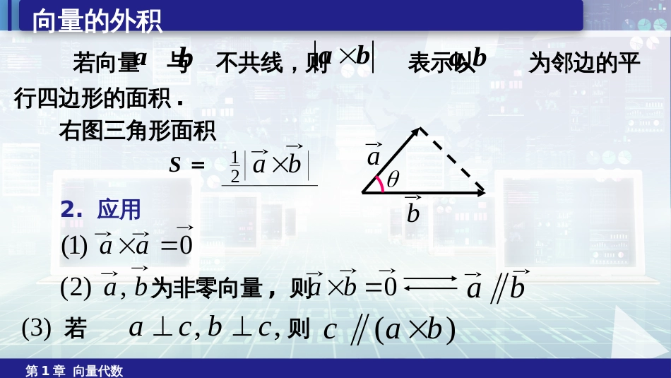 (6.5)--1.5向量的外积空间解析几何_第2页