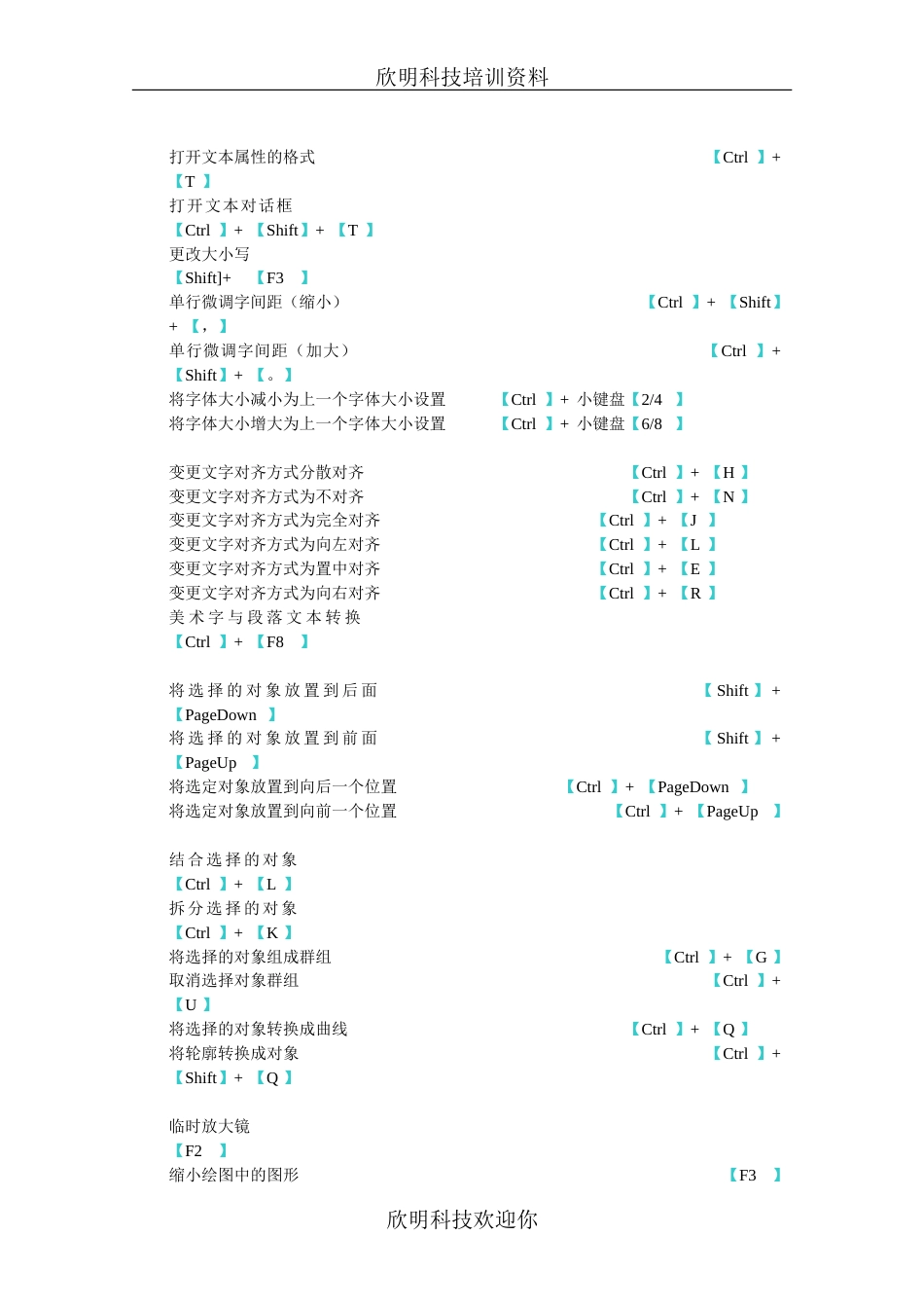 CDR快捷键及其使用技巧全集_第2页