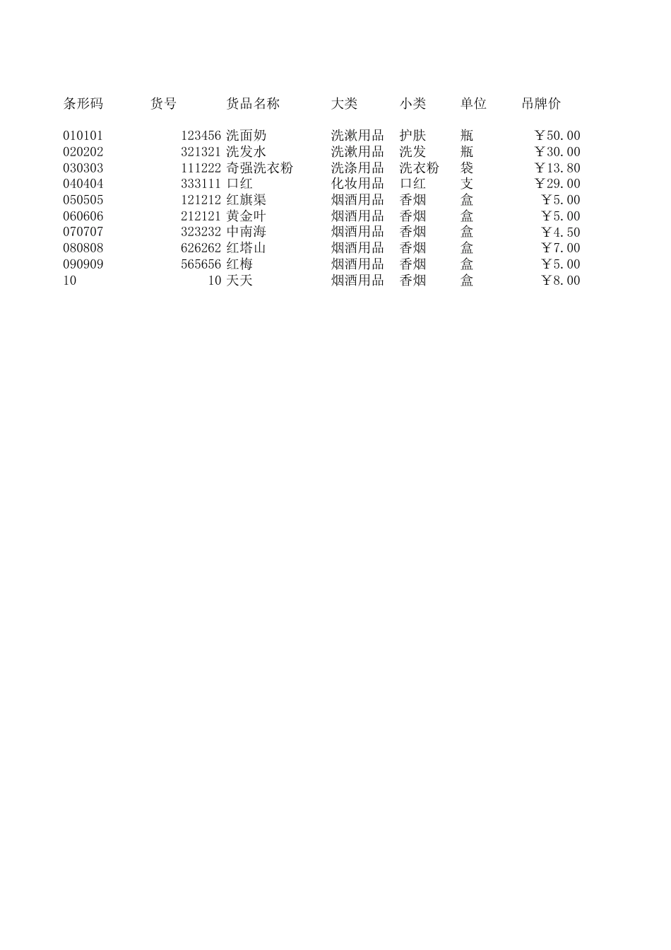 excel进销存模板[共11页]_第3页