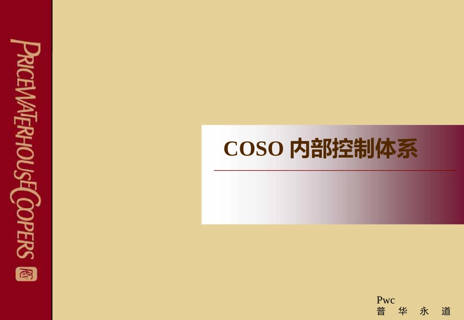 COSO内部控制体系及应用PPT_第3页