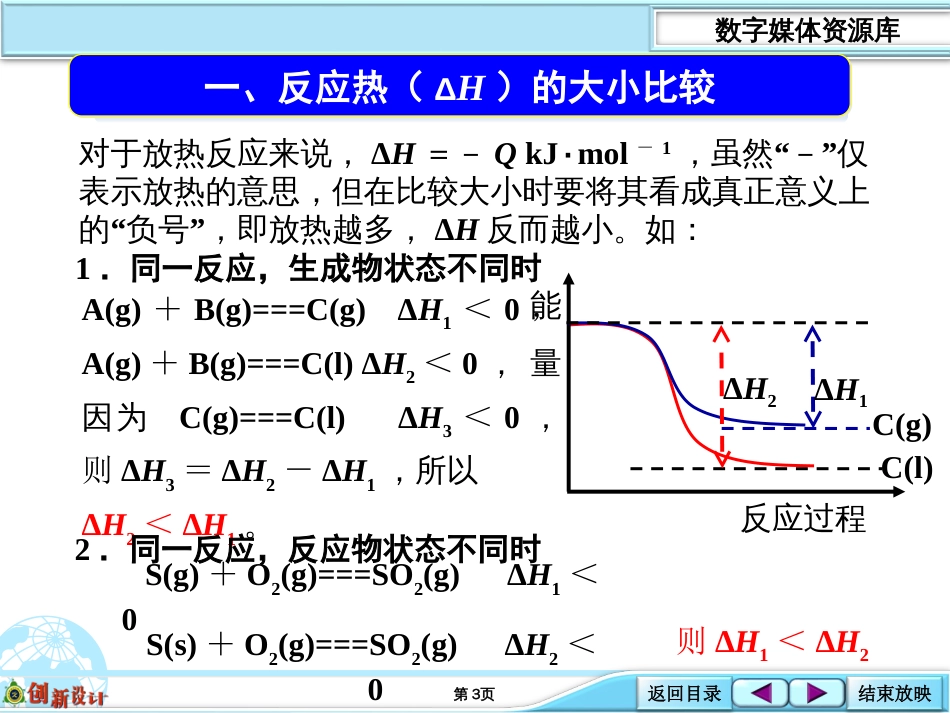 605.方法规律反应热的大小比较及计算_第3页