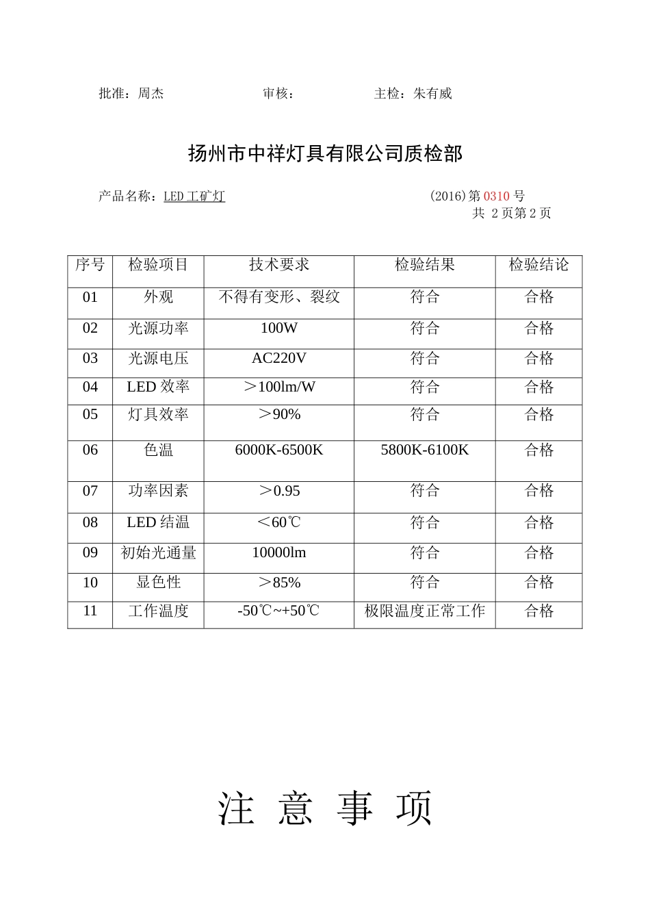 LED灯具检验报告[共4页]_第3页