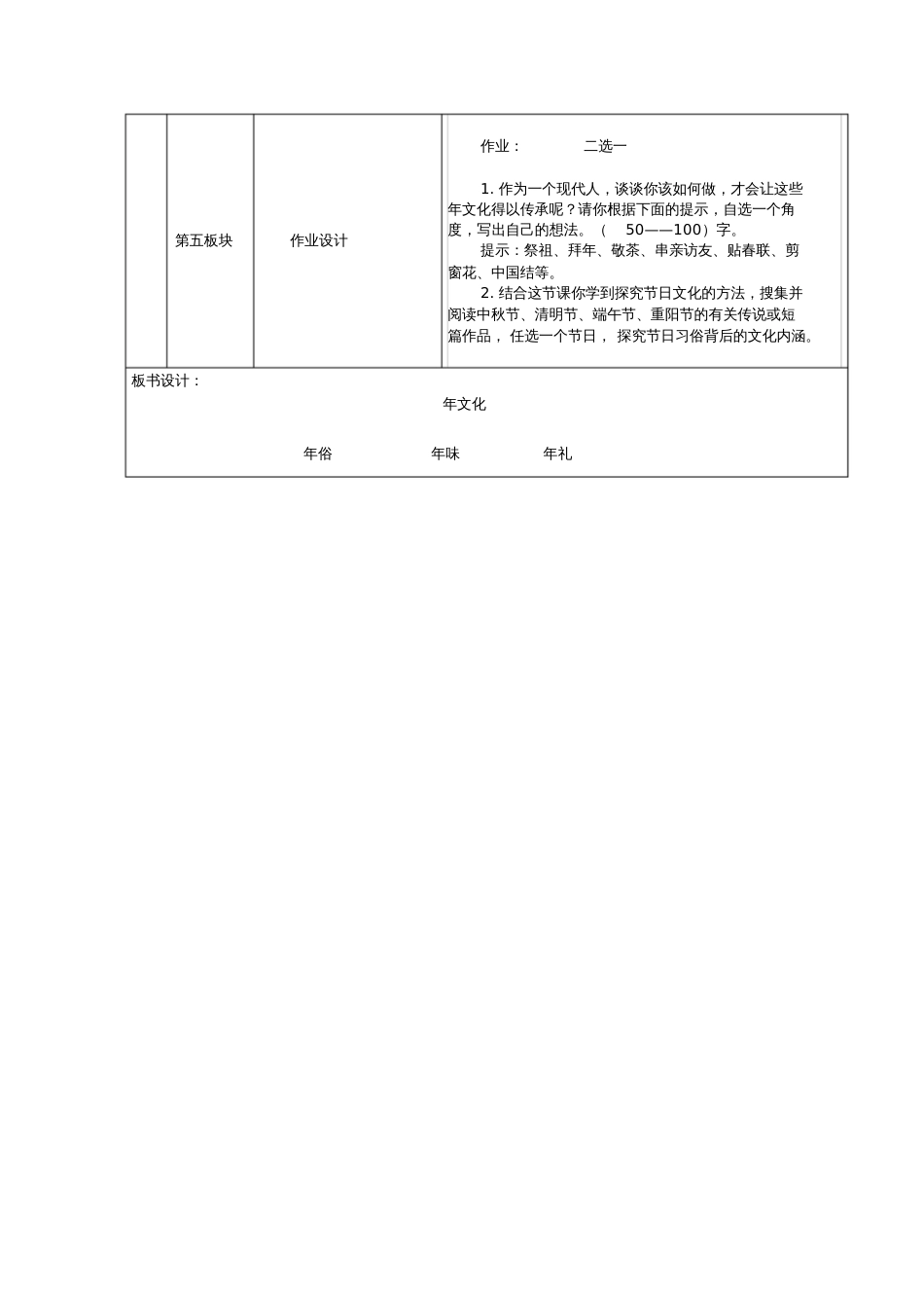 (部编)初中语文人教2011课标版七年级下册群文阅读——年文化[共2页]_第2页