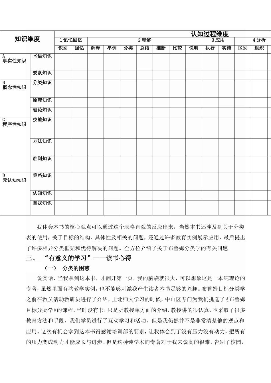 《布鲁姆教育目标分类学》读书报告[共7页]_第2页