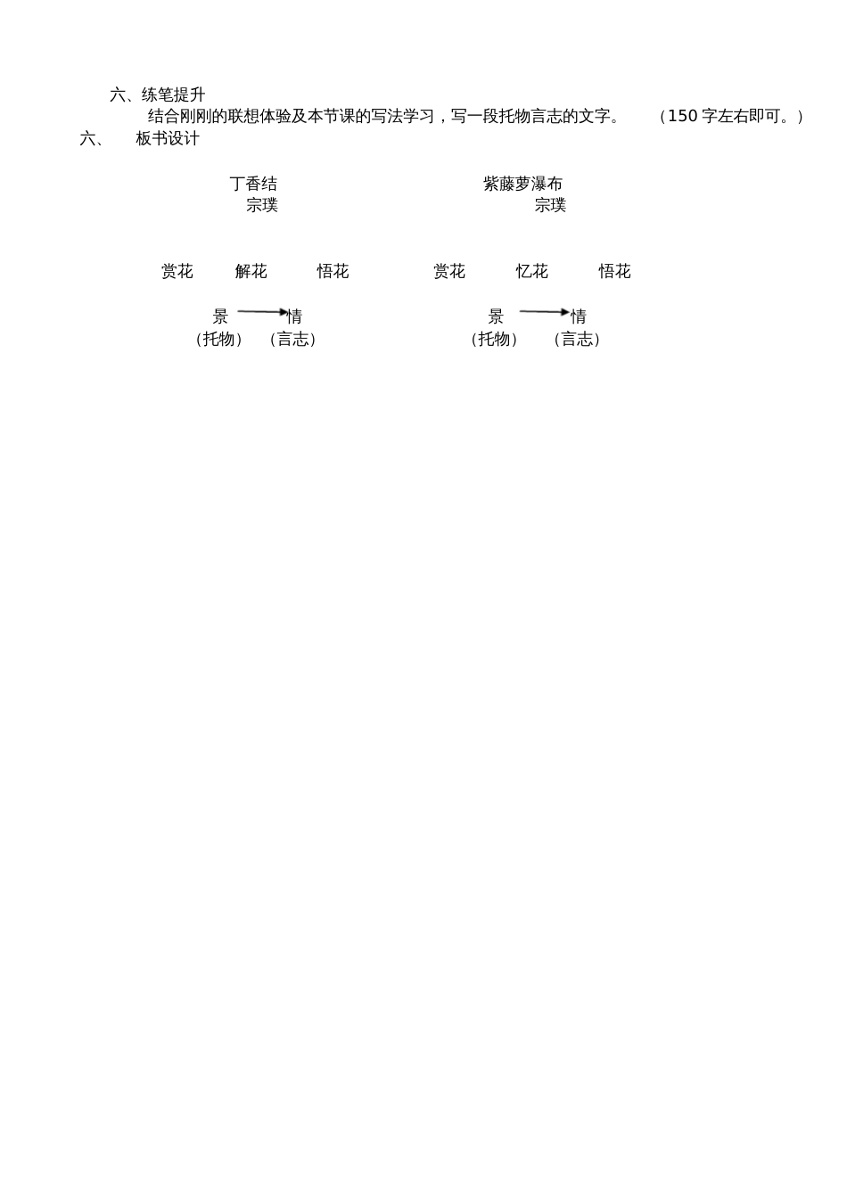 (部编)初中语文人教2011课标版七年级下册紫藤萝瀑布第二学时教学设计[共2页]_第2页