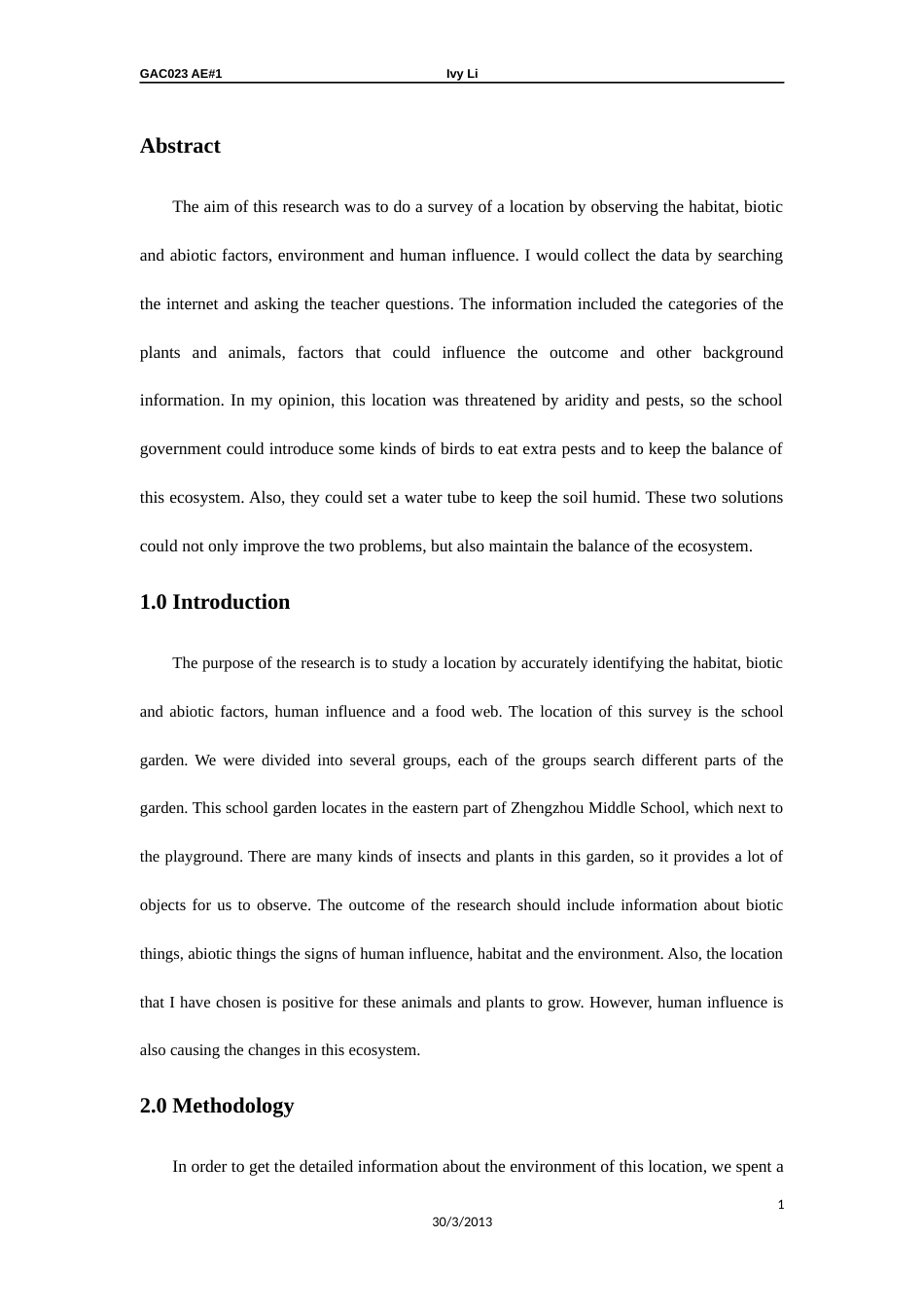 LocalenvironmentsurveyinZhengzhou[共10页]_第1页