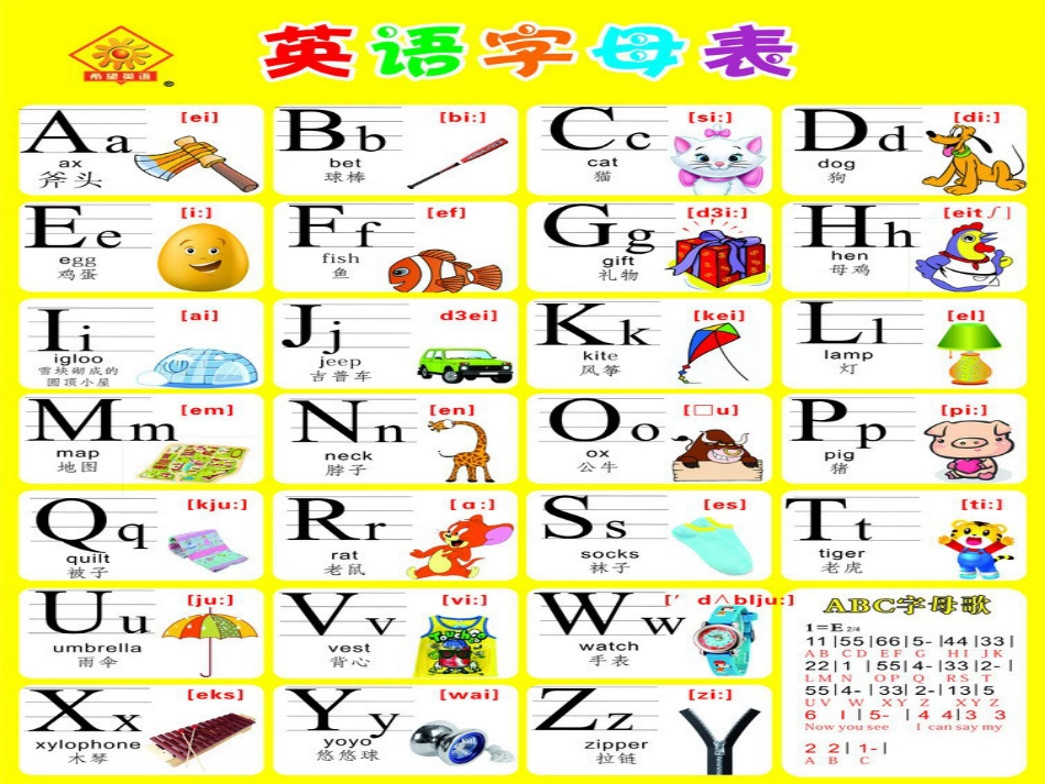 26个英文字母学习[共59页]_第2页