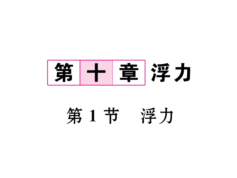 2019精选教育学年八年级物理人教版下册课件：第10章第1节浮力共21张PPT._第2页