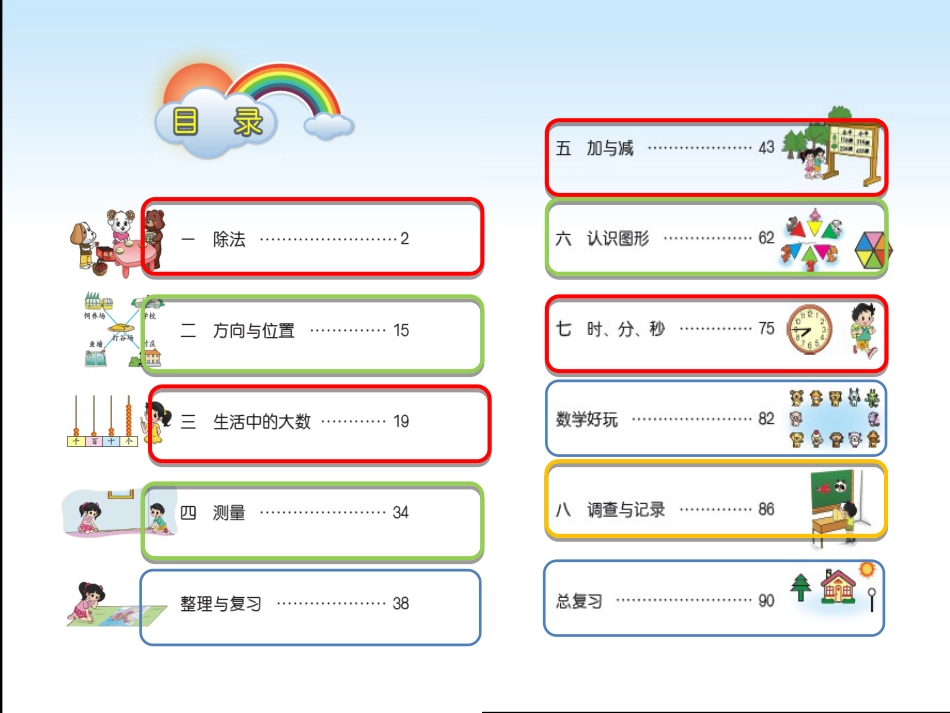 新版数学二年级下册教材分析[共160页]_第2页