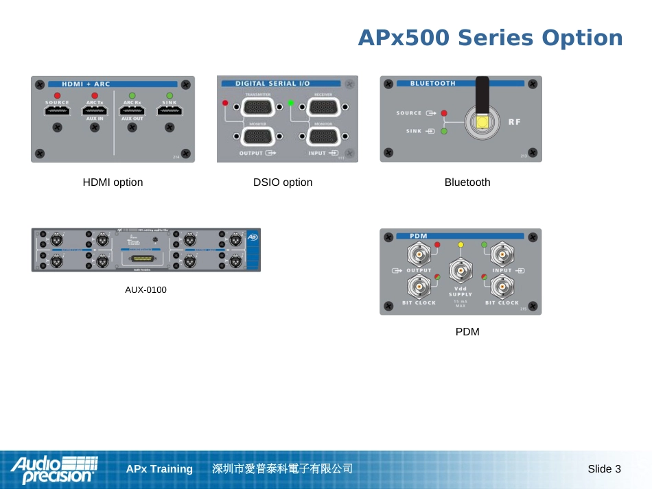 APx555音频分析仪音频测试仪操作说明书[共41页]_第3页