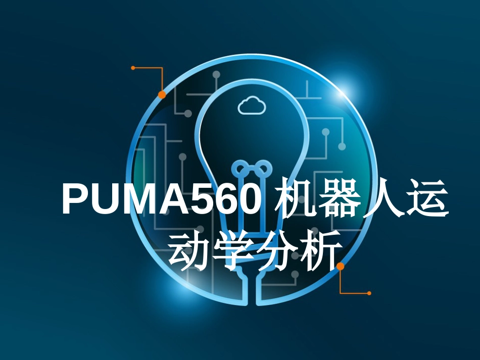 PUMA560机器人运动学分析[共17页]_第1页