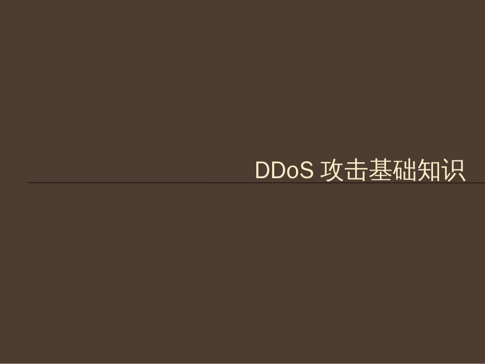 DDoS攻击介绍[共24页]_第1页