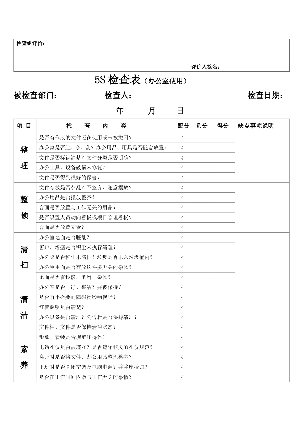 5S检查表[共5页]_第2页