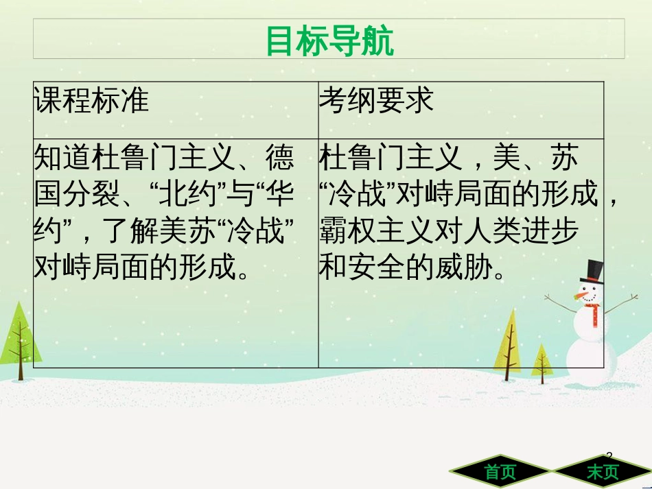 九年级历史下册 第五单元 冷战和美苏对峙的世界 第16课 冷战导学课件 新人教版_第2页