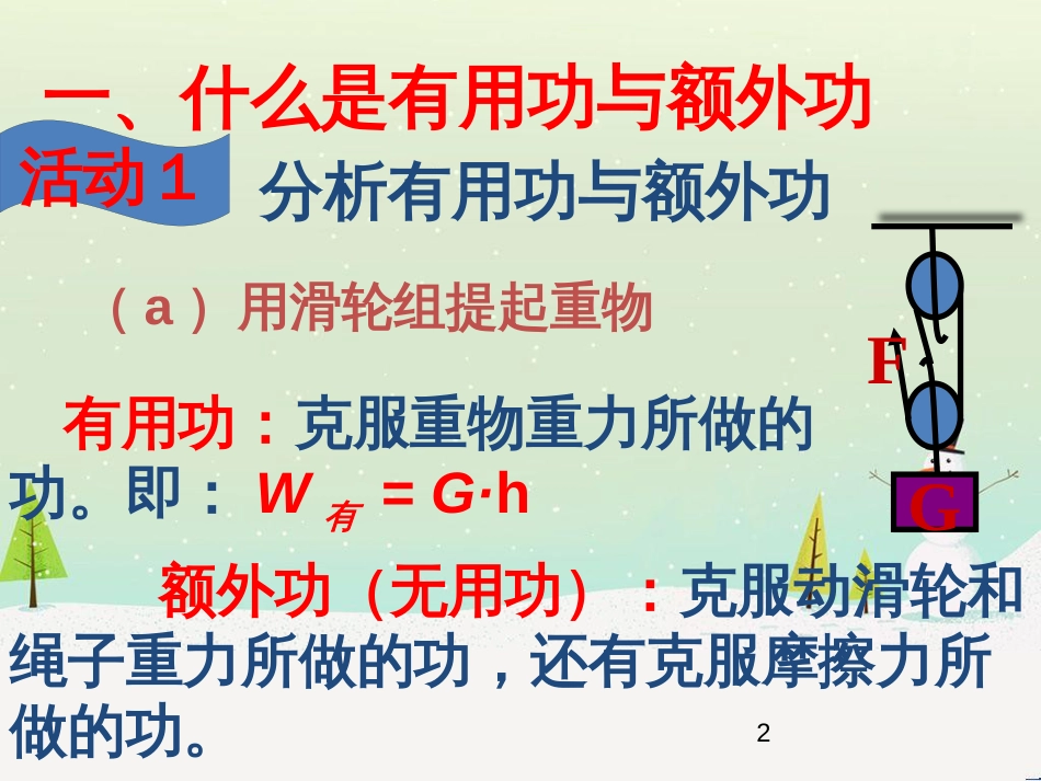 九年级物理上册 11.3如何提高机械效率课件 （新版）粤教沪版_第2页