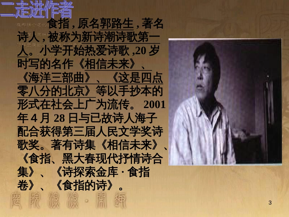九年级语文下册 7《这是四点零八分的北京》课件 （新版）语文版_第3页