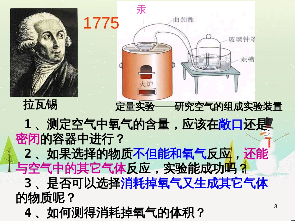 九年级化学上册 第4单元 我们周围的空气 4.1 空气的成分课件 （新版）鲁教版_第3页