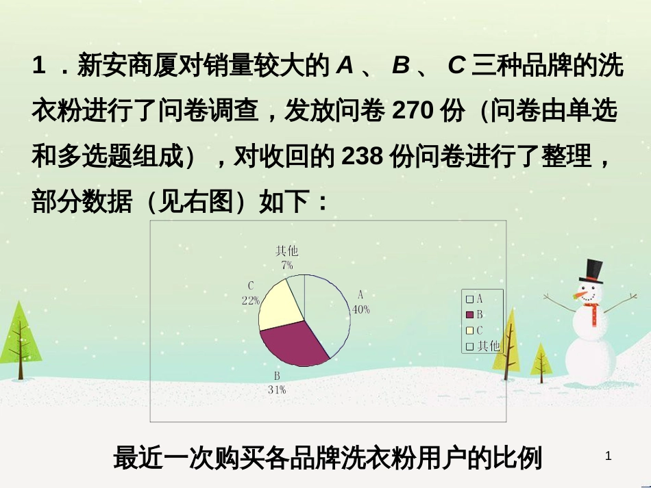 九年级数学下册 28.3 借助调查做决策课外例题素材 （新版）华东师大版_第1页