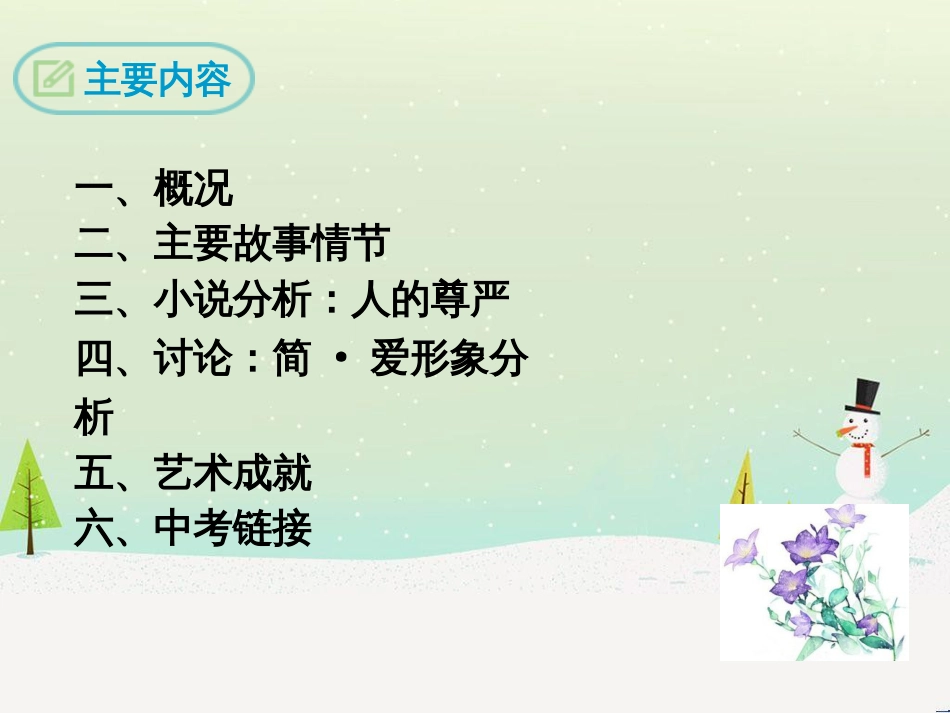 九年级语文下册 第六单元 名著导读《简 爱》外国小说的阅读课件 新人教版_第2页