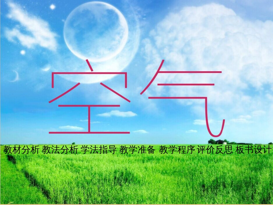 九年级化学上册 2.1 空气说课课件 （新版）新人教版_第2页