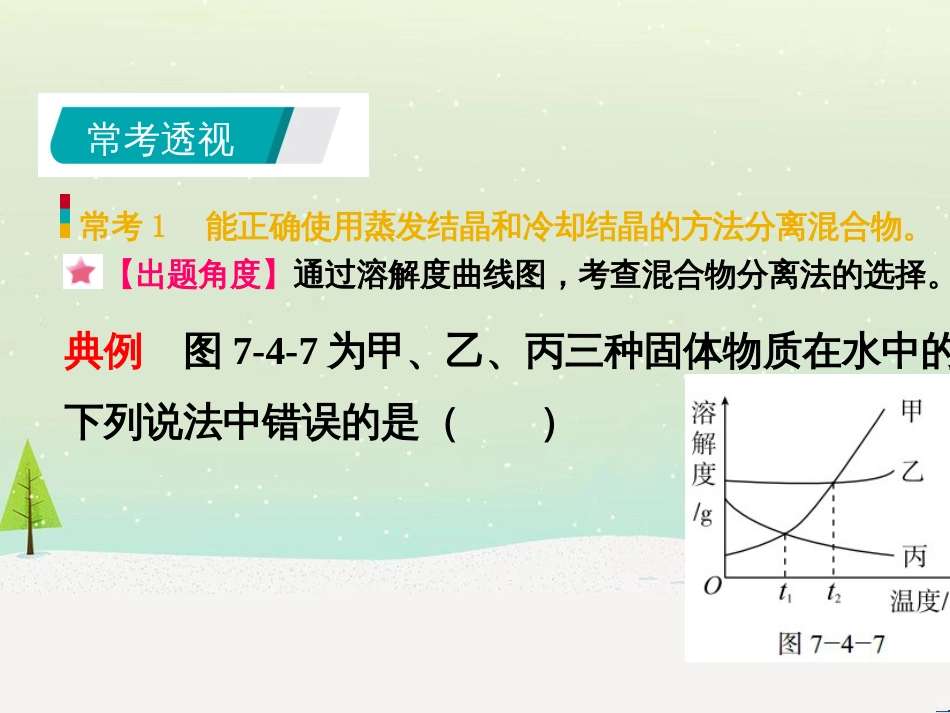 九年级化学下册 第七章 溶液 7.4 结晶现象同步课件 （新版）粤教版_第3页