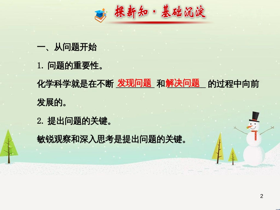 九年级化学上册 第1单元 步入化学殿堂 1.2 体验化学探究课件2 （新版）鲁教版_第2页