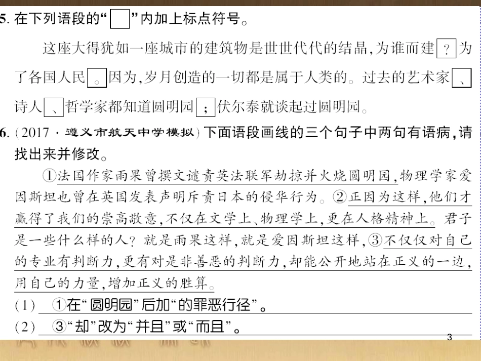 九年级语文下册 口语交际一 漫谈音乐的魅力习题课件 语文版 (23)_第3页