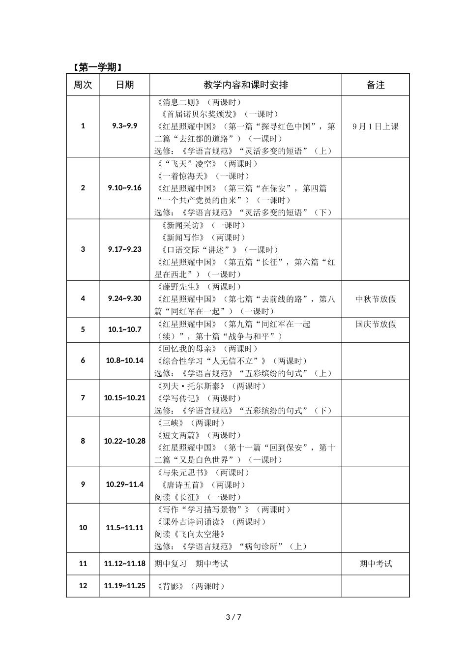 江苏省扬州市江都区~学年度八年级语文教学指导意见_第3页