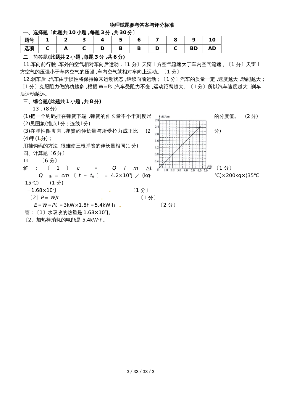 辽宁省庄河市高级中学20182019学年高一物理上学期入学考试试题_第3页