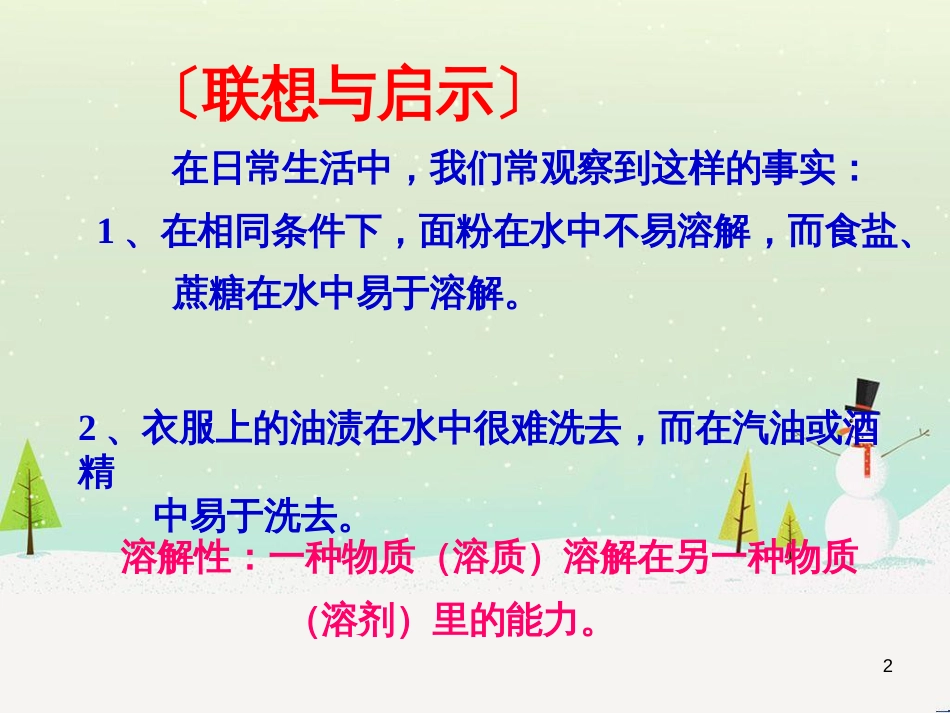 九年级化学上册 专题6 物质的溶解 单元3 物质的溶解性的改变课件 （新版）湘教版_第2页