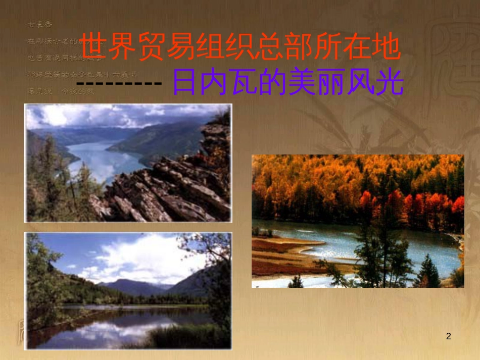 九年级语文下册 20《龙永图趣说WTO》课件 （新版）语文版_第2页